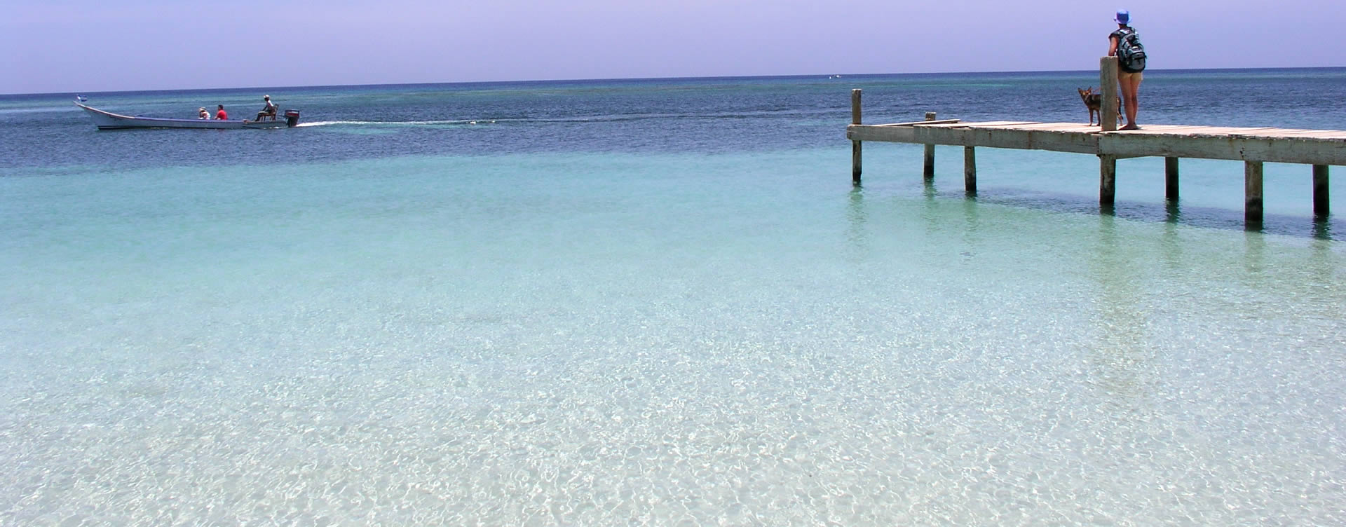 On the largest of the Bay islands Rotan Island
